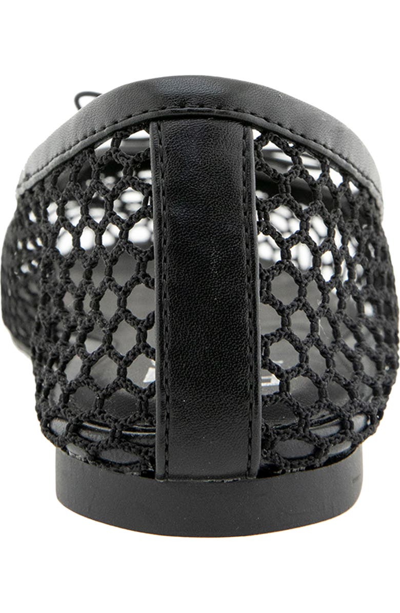 Rebecca Minkoff Bunny Mesh Ballet Flat, Alternate, color, Black