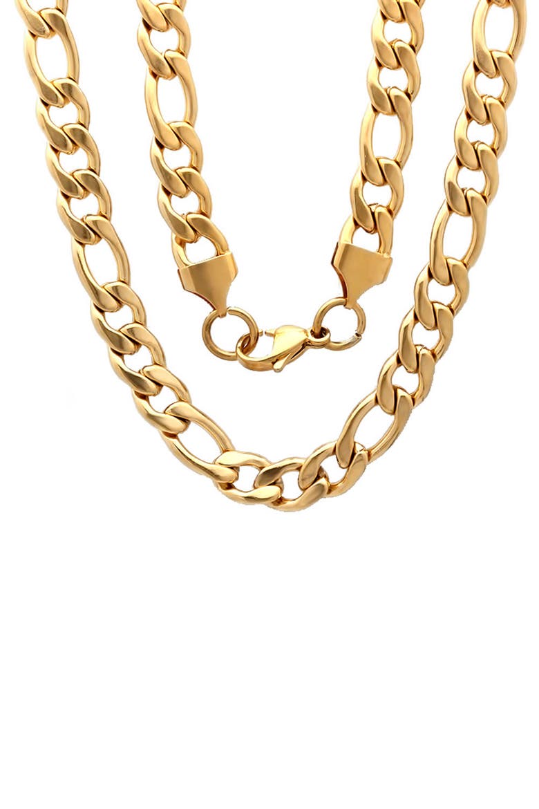 Curb Chain Necklace, Main, color, GOLD