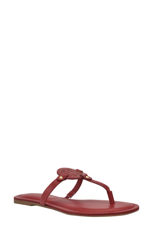 Tommy Hilfiger Litzy Flip Flop In Red
