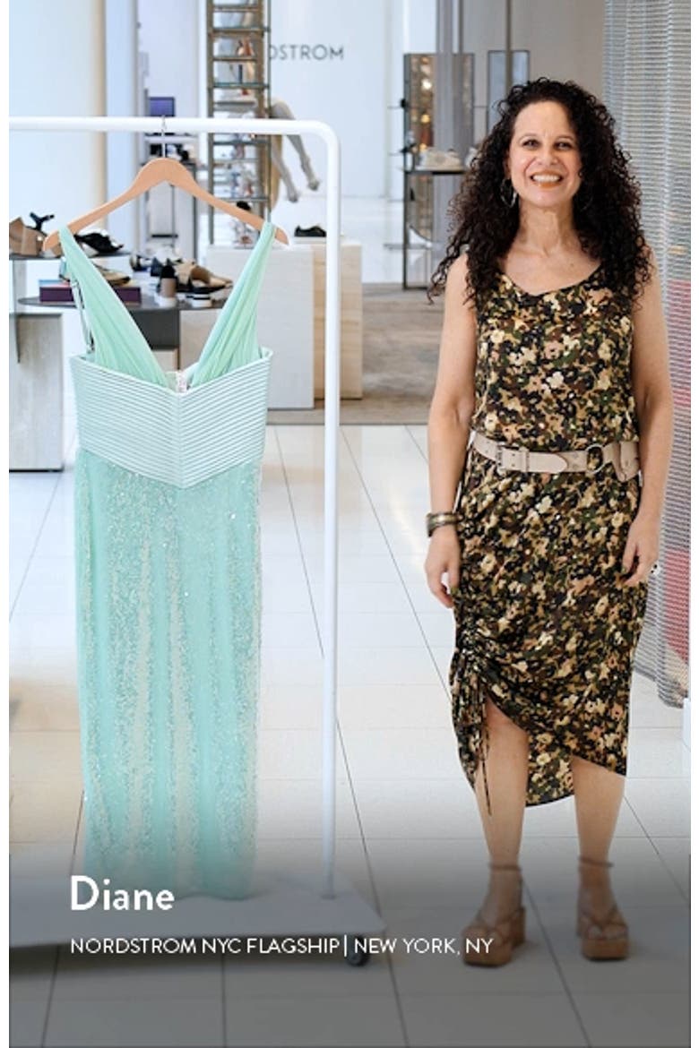 Thala Corset Bodice Sequin Cocktail Dress video