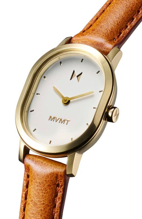 Mvmt Carmel Oval Watch, 25mm In Tan
