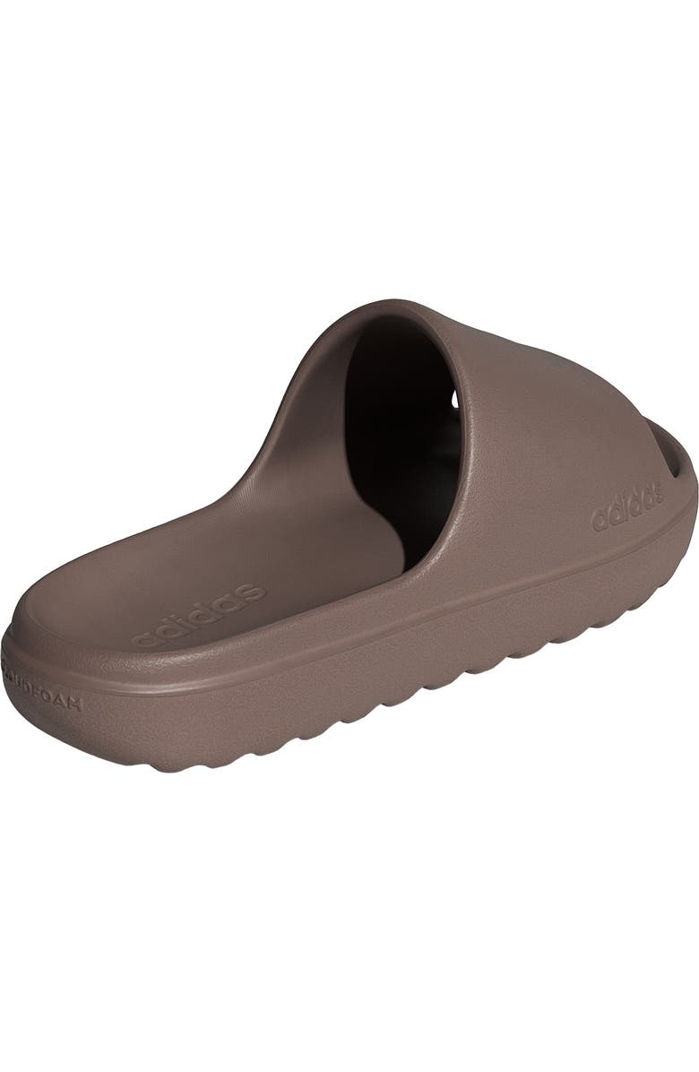 adidas Gender Inclusive Adilette Lumia Slide Sandal, Alternate, color, Trace Brown/ Brown/ Brown