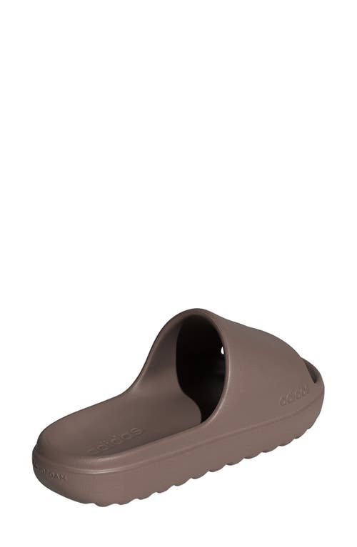 Adidas Originals Adidas Adilette Lumia Slide Sandal In Brown