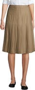 Lands' End School Uniform  Solid Pleated Skirt Below the Knee