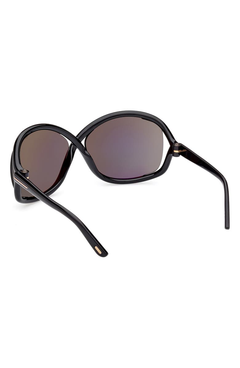 TOM FORD Bettina 68mm Oversize Butterfly Sunglasses, Alternate, color, 