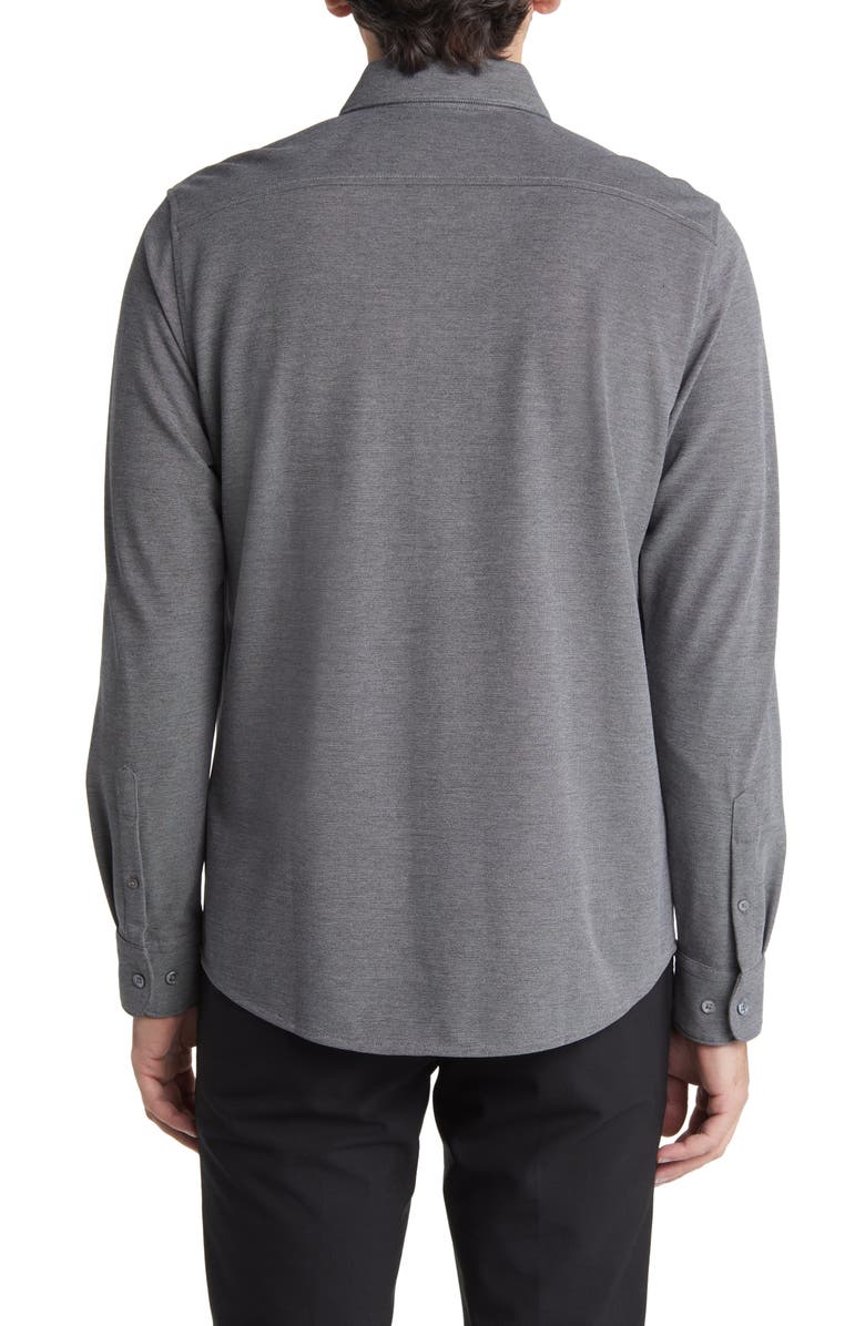 Psycho Bunny Astor Cotton Piqué Button-Down Shirt, Alternate, color, 