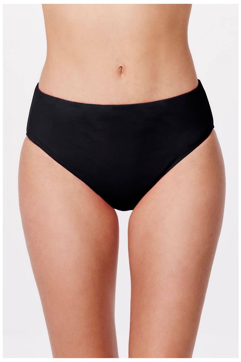 Tutti Frutti Mid Rise Swim Bottom, Main, color, Black