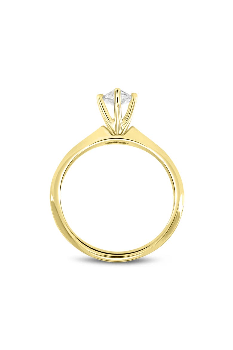Ava 14K Gold Pear Lab Grown Diamond Solitaire Ring - 1.5 Ct, Alternate, color, 14K Yellow Gold