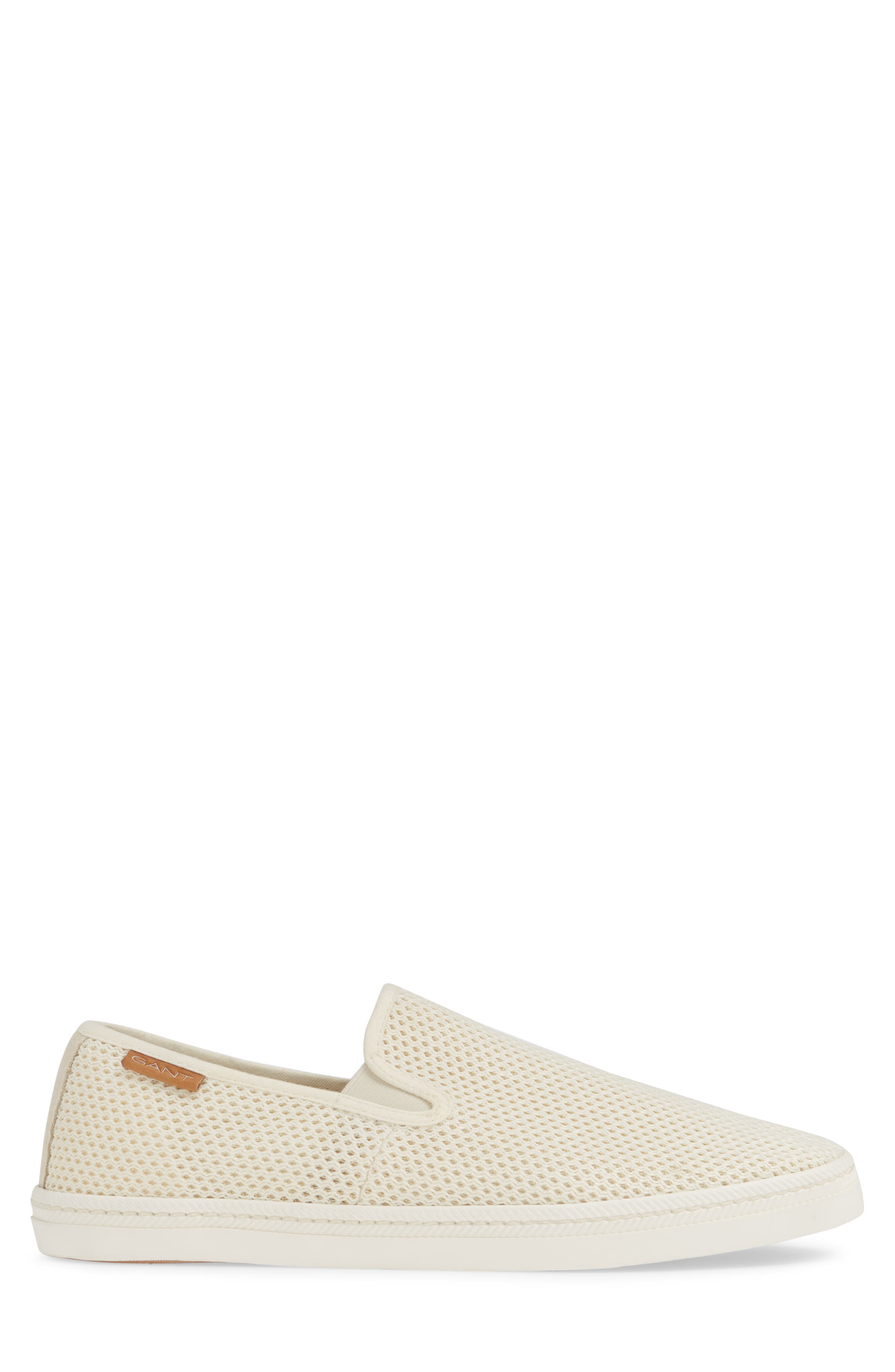 Frank Slip-On, Alternate, color, BONE BEIGE COTTON MESH