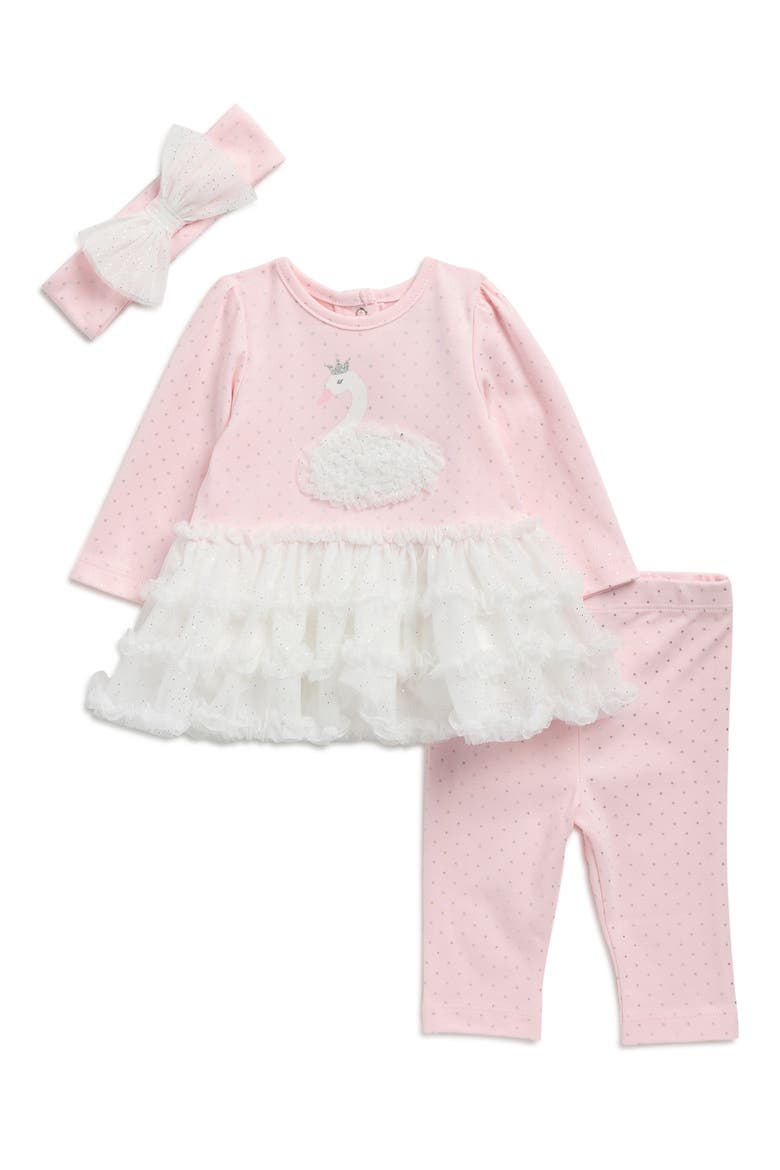Swan Lake Tutu Top & Leggings Set, Main, color, PINK