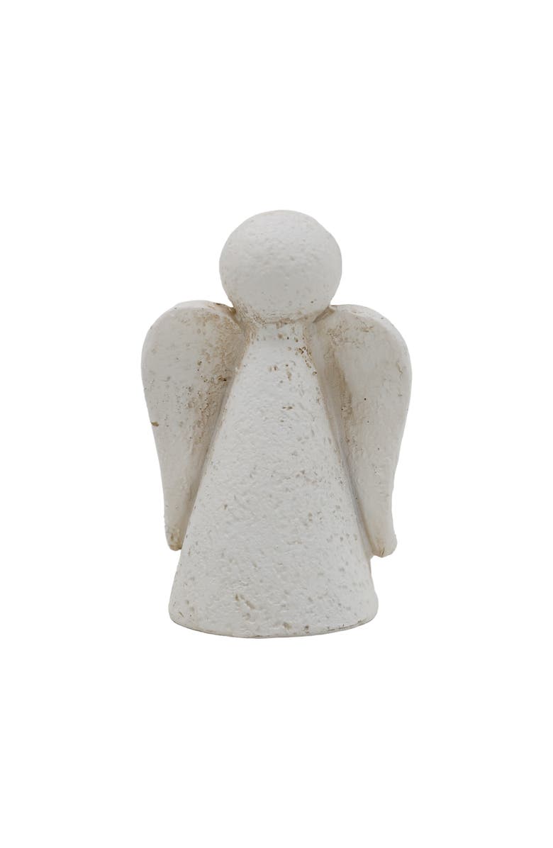 Transpac Resin Mini Angels Set of 12 White for Spring Home Decor, Alternate, color, White