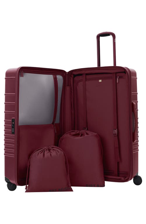 Beis Béis The Large 29-inch Check-in Roller In Burgundy