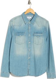 AG Aiden Western Denim Button-Up Shirt