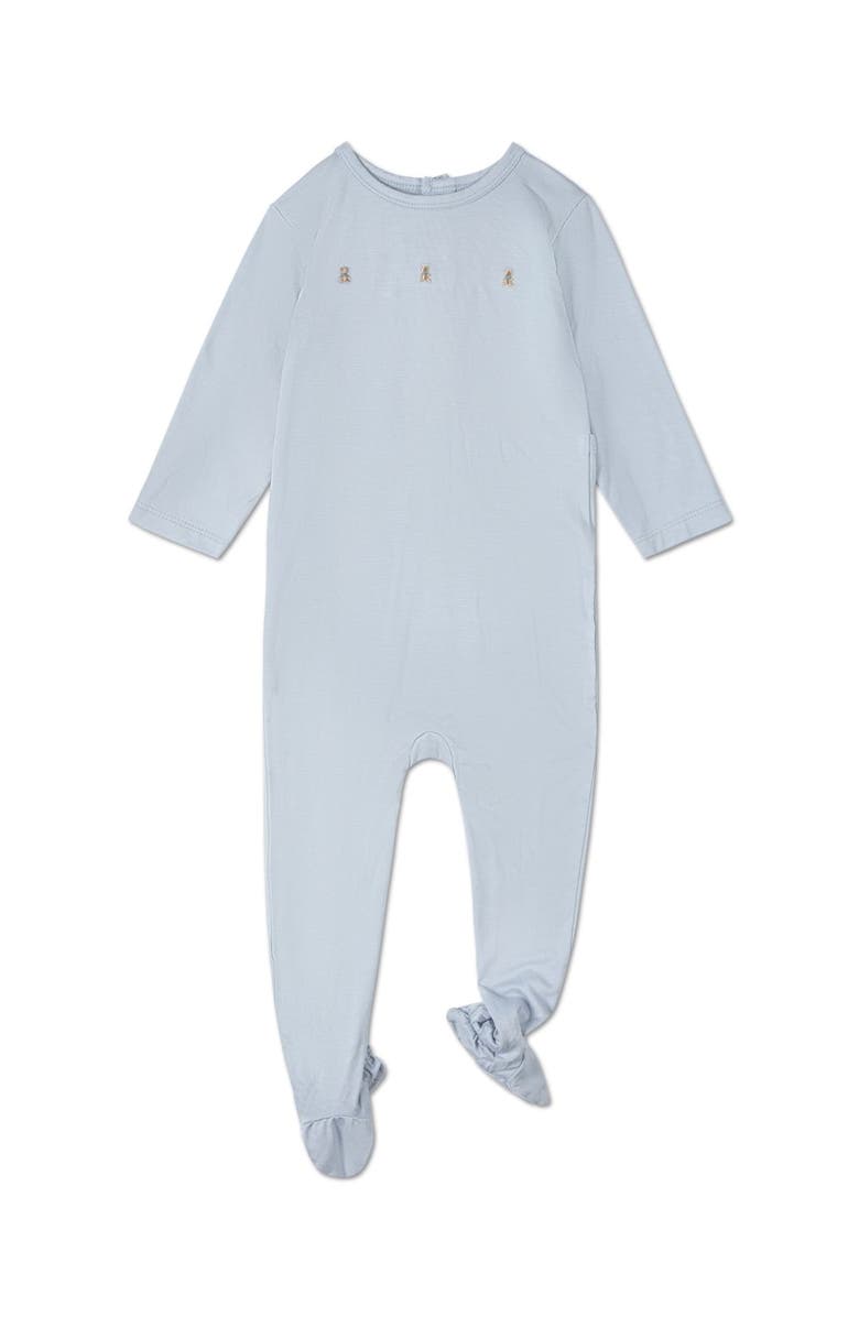 MiniMoi Baby and Toddler Rayon Footie, Main, color, Baby Blue