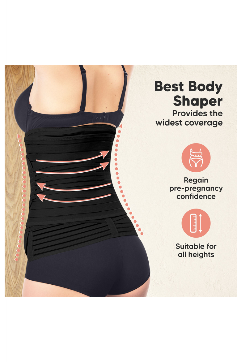 Revive 3-in-1 Postpartum Recovery Support Belt, Alternate, color, Midnight Black