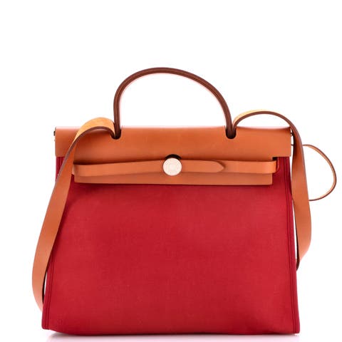 Herbag Zip Leather and Toile 31