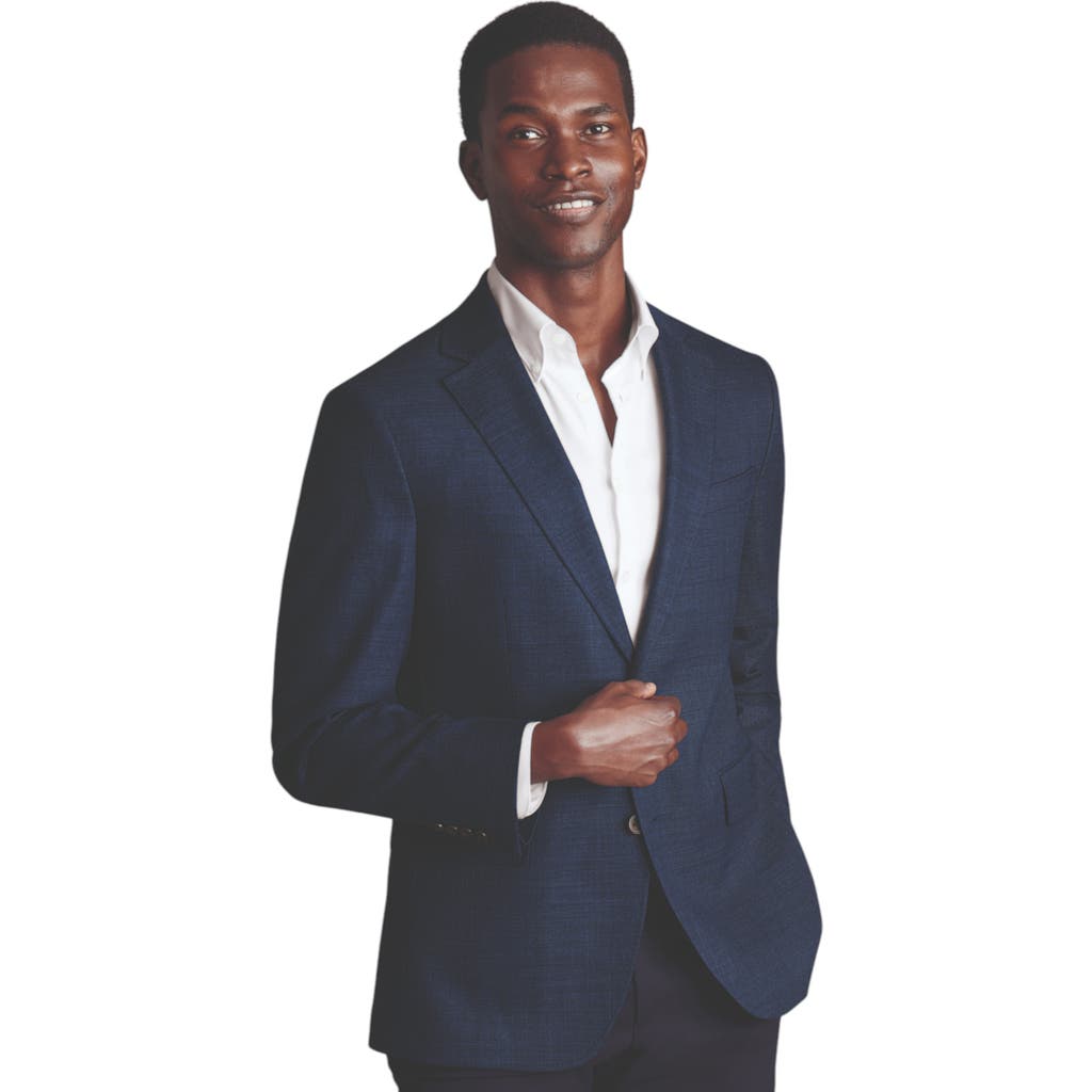 Charles Tyrwhitt Proper Blazer In Ink Blue