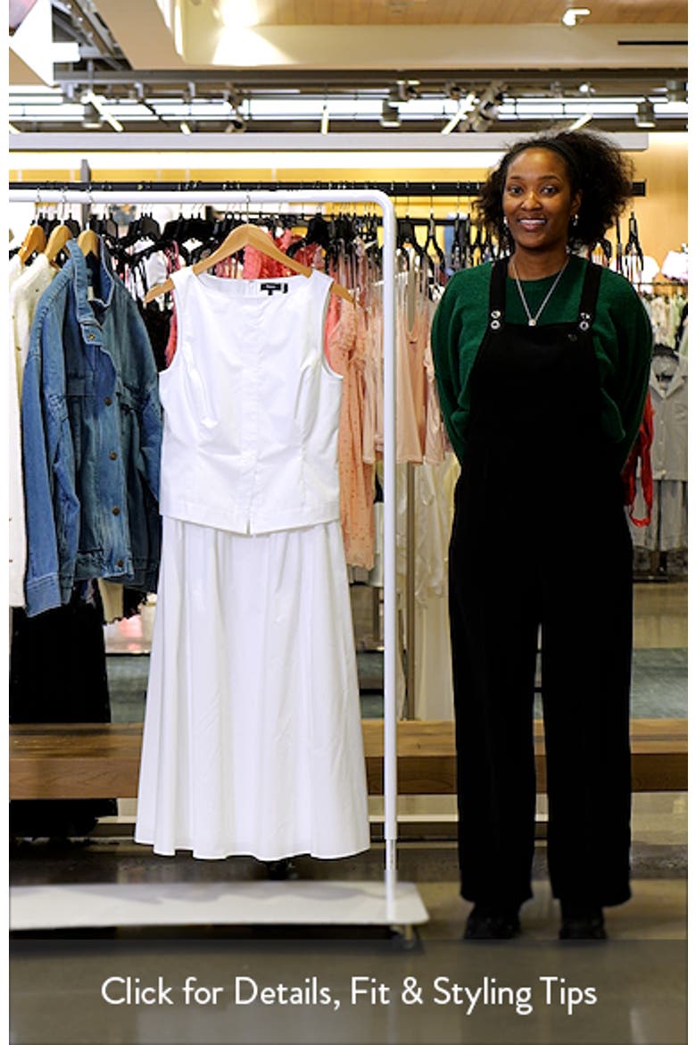 Sleeveless Boatneck Midi Dress video