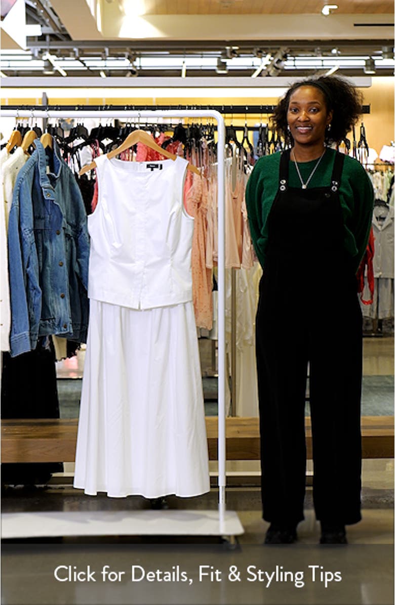 Sleeveless Boatneck Midi Dress, sales video thumbnail