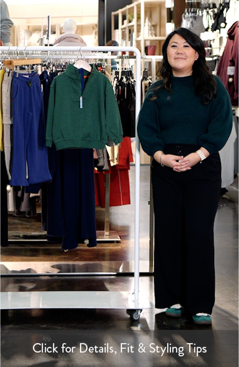 Cotton Half Zip Sweatshirt, sales video thumbnail