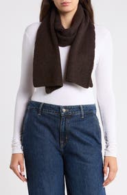 Steve Madden Scallop Hem Knit Scarf