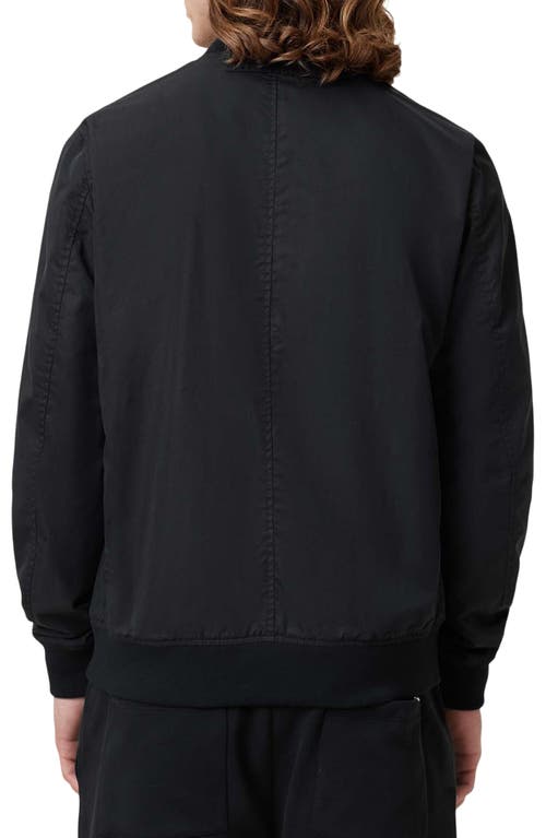 Allsaints Bassett Reversible Bomber Jacket In Black