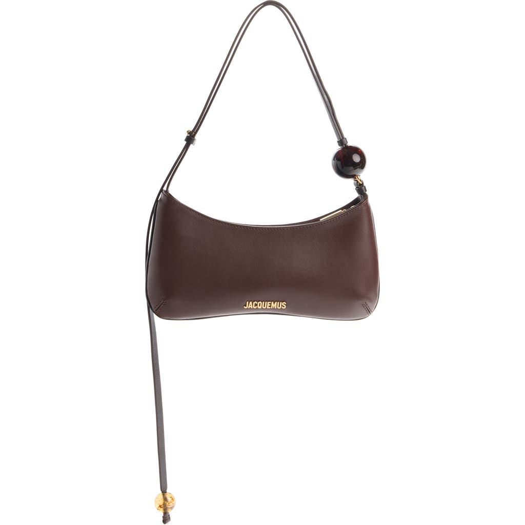 Jacquemus Le Bisou Perle Leather Shoulder Bag