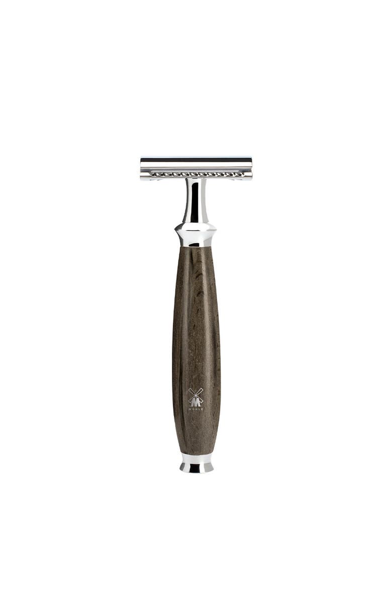MÜHLE Purist Grained Beech Closed Comb Safety Razor, Main, color, Grained Beech