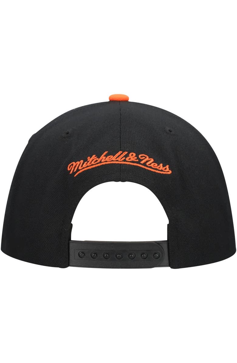 Mitchell & Ness Men's Mitchell & Ness Black/Orange Oregon State Beavers 2-Tone 2.0 Snapback Hat, Alternate, color, Black