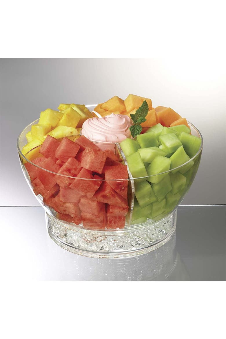 Cold Ice Acrylic Bowl, 6.5 qt., Alternate, color, CLEAR