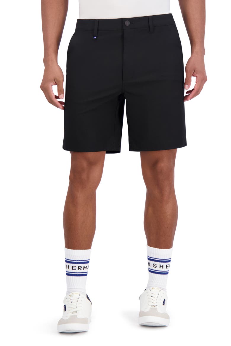 4-Way Stretch Tech Shorts, Main, color, BLACK