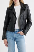 MAURITIUS Bita Leather Moto Jacket