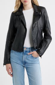 MAURITIUS Bita Leather Moto Jacket