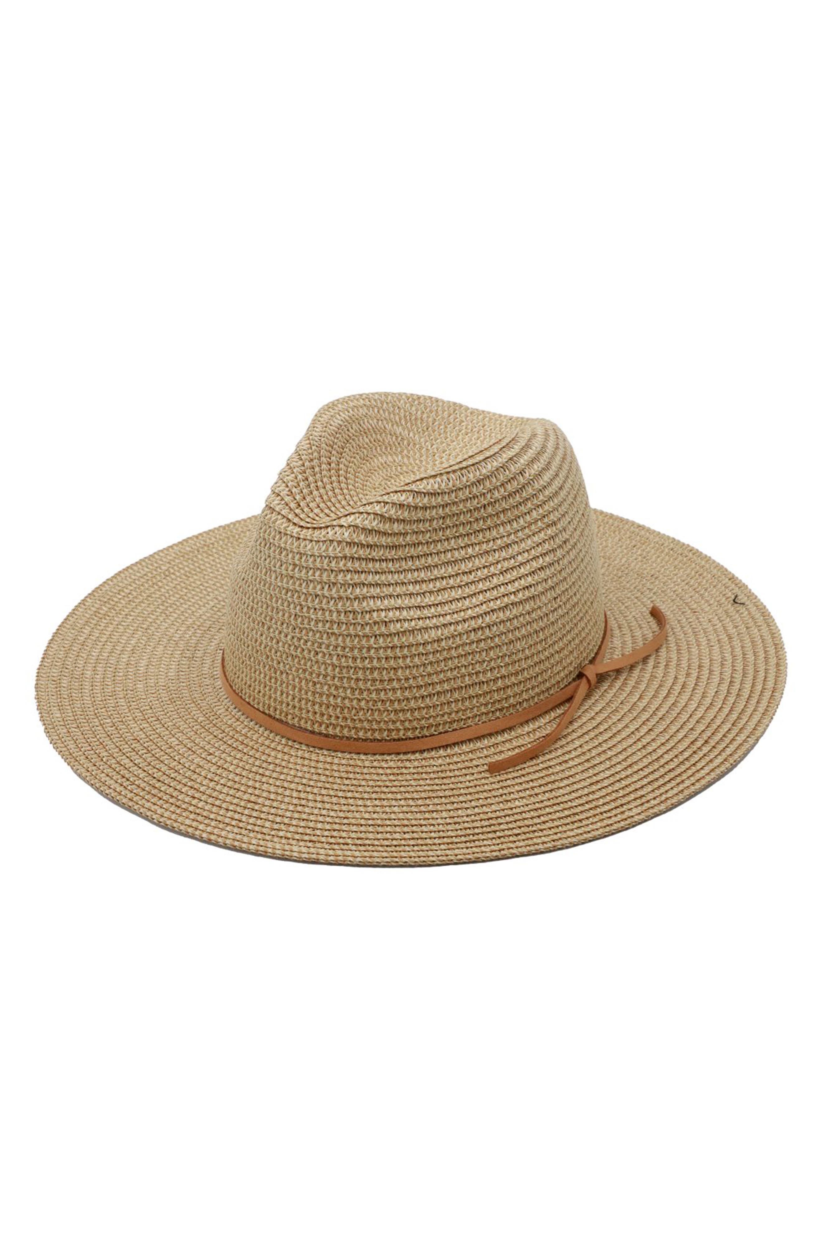Heathered Straw Rancher Hat