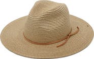 BUSBEE STYLE Heathered Straw Rancher Hat