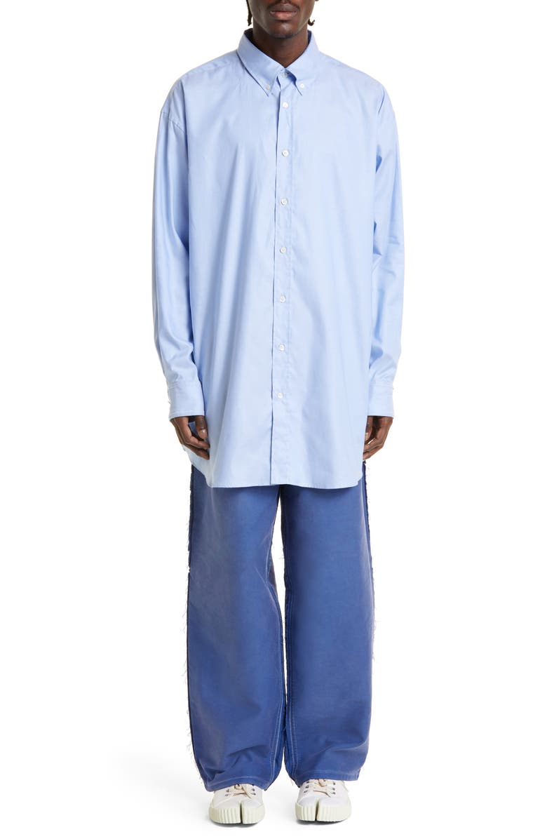 Maison Margiela Cotton Moleskin Utility Trousers, Alternate, color, 