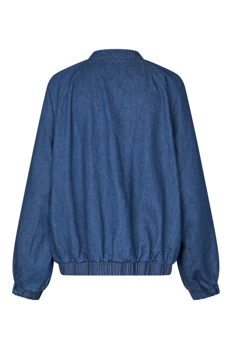 MaJossana Bomber Jacket, Alternate, color, Dark Denim