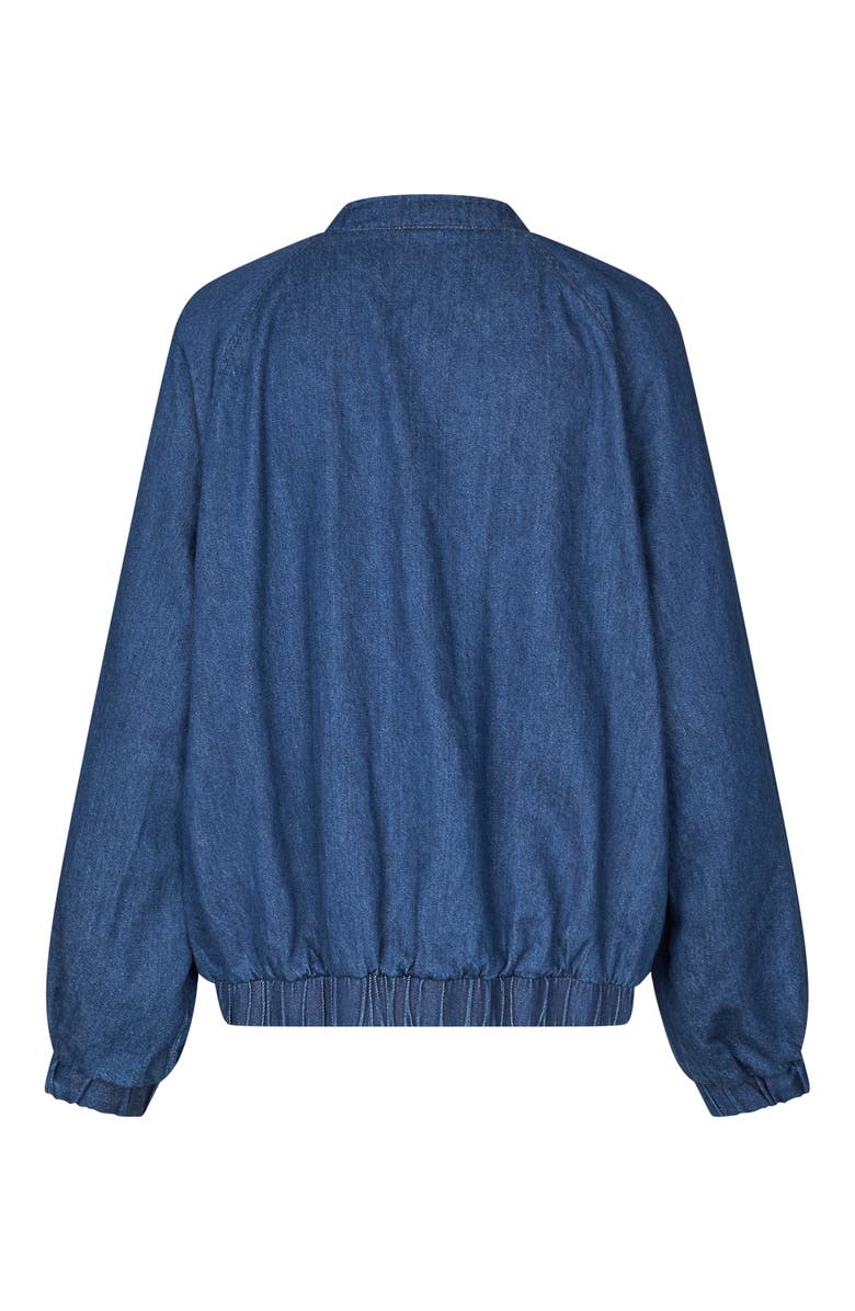 Masai Copenhagen MaJossana Bomber Jacket, Alternate, color, Dark Denim