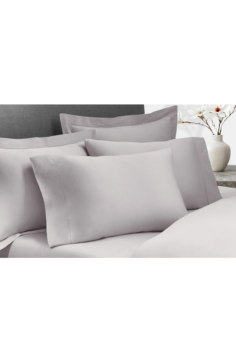 Ela Lane USA Heritage Organic Sateen Sheet Set, Alternate, color, Grey