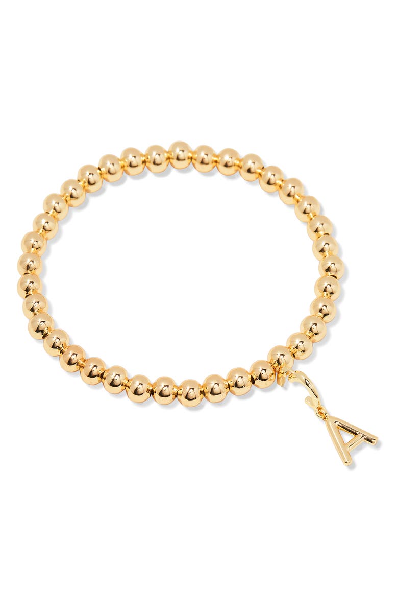 Brook and York Makenna Initial Charm Bracelet, Alternate, color, Gold - A