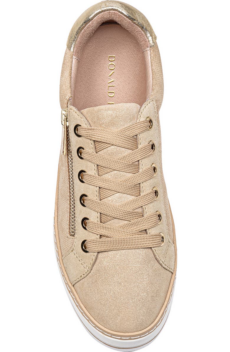 Donald Pliner Side Zip Platform Sneaker, Alternate, color,