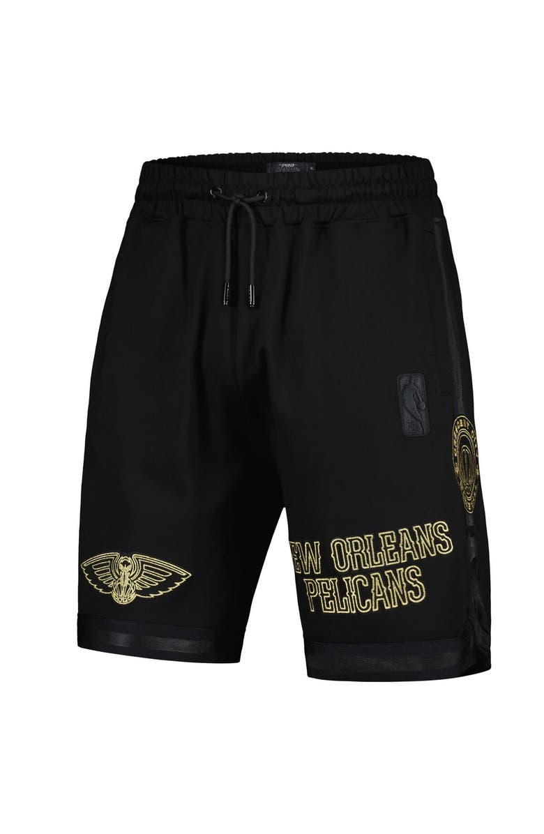 PRO STANDARD Men's Pro Standard Black New Orleans Pelicans Shorts, Alternate, color, Black