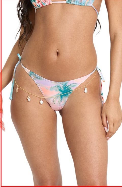 Palm Bay Tie Side Cheeky Swim Bottoms