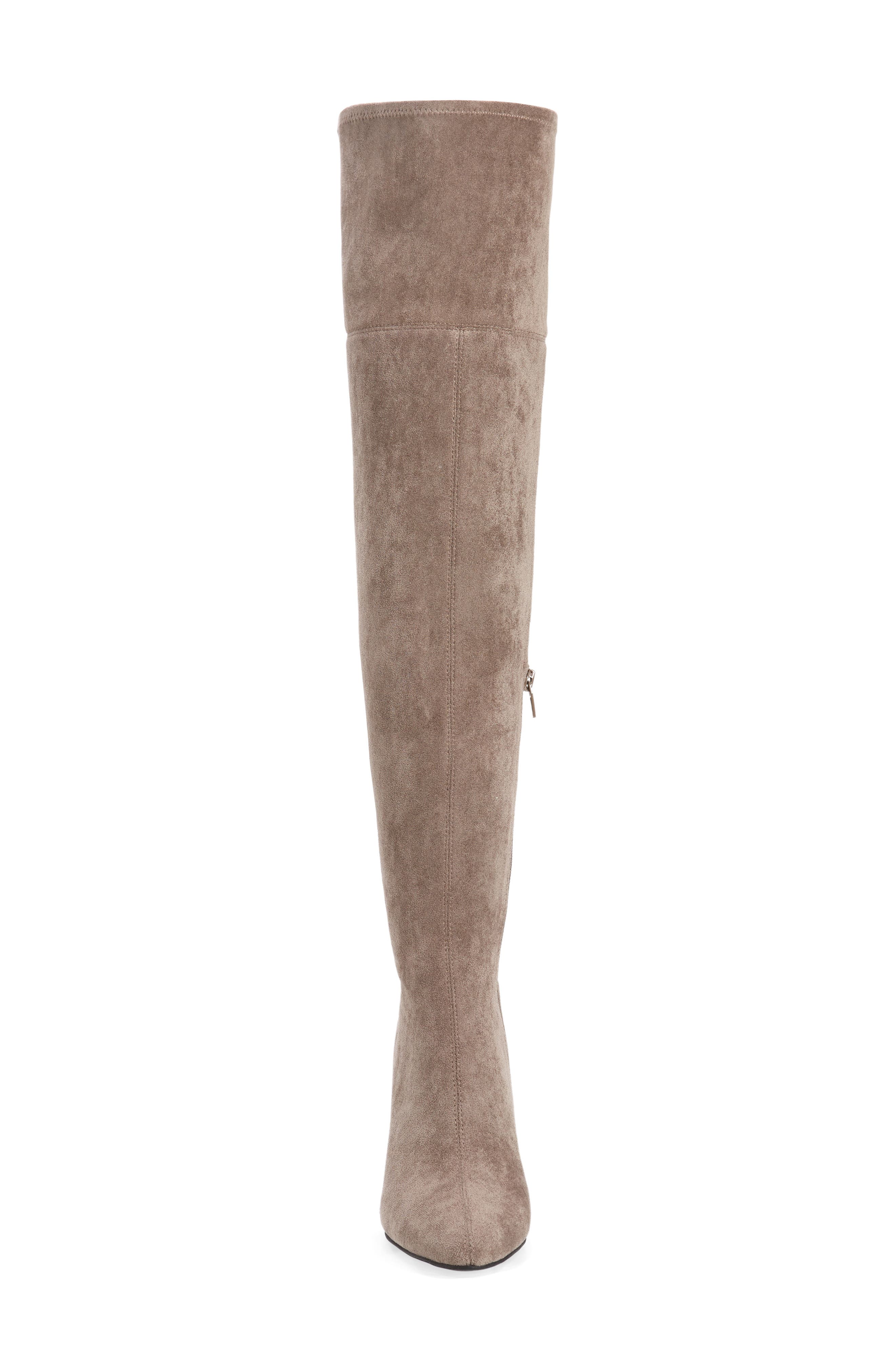 Parisah Over the Knee Boot, Alternate, color, GREY SUEDE