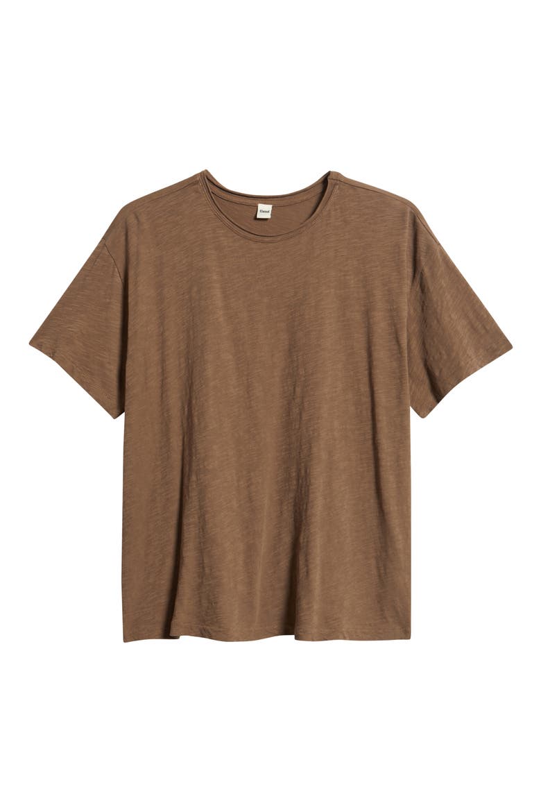 Core Slub T-Shirt, Alternate, color, VINTAGE BROWN