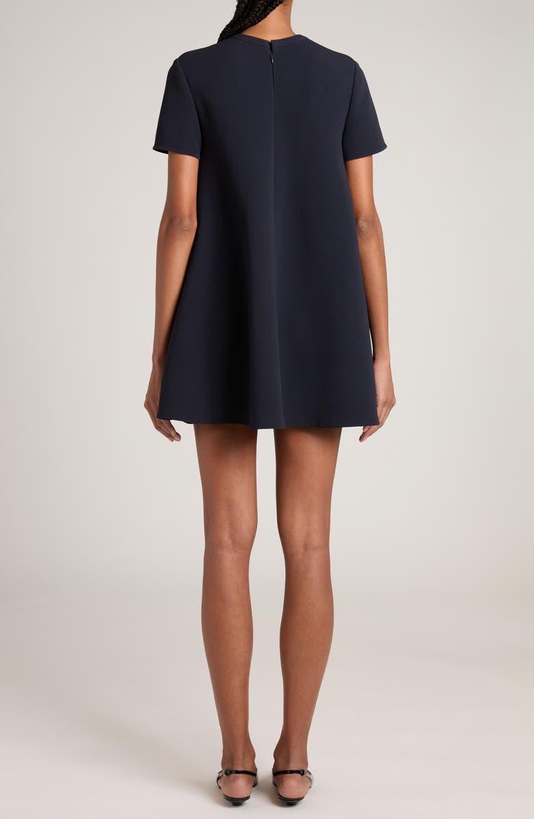 Valentino Garavani V Detail Crepe A-Line Dress, Alternate, color,