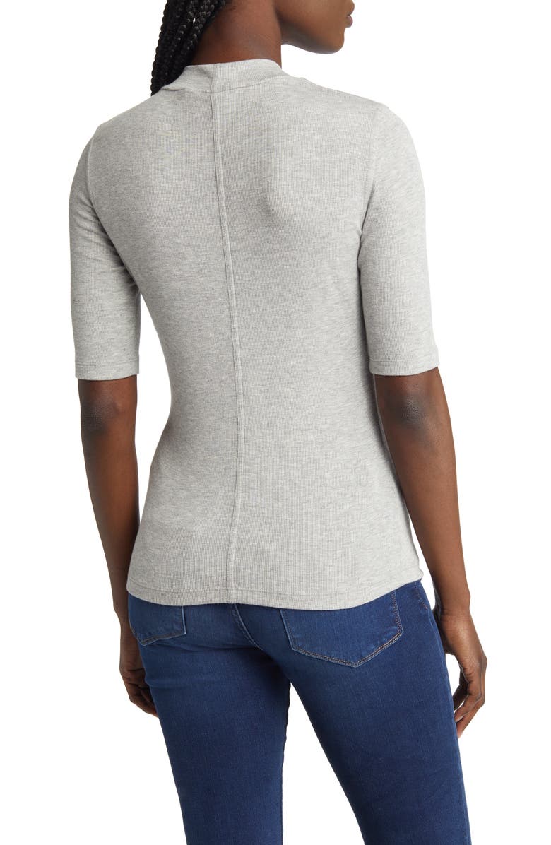 FRAME Rib Mock Neck Top, Alternate, color, 