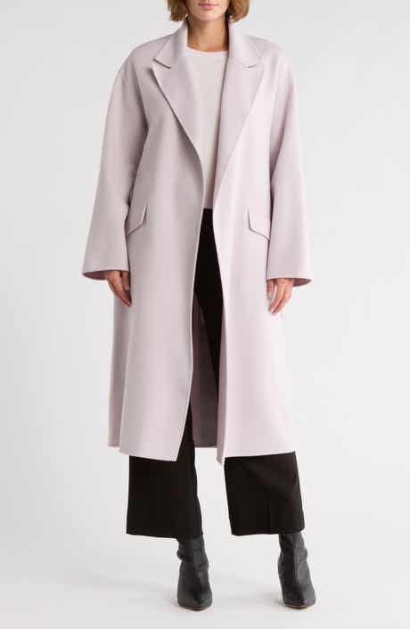 Theory Wool Blend Robe Coat