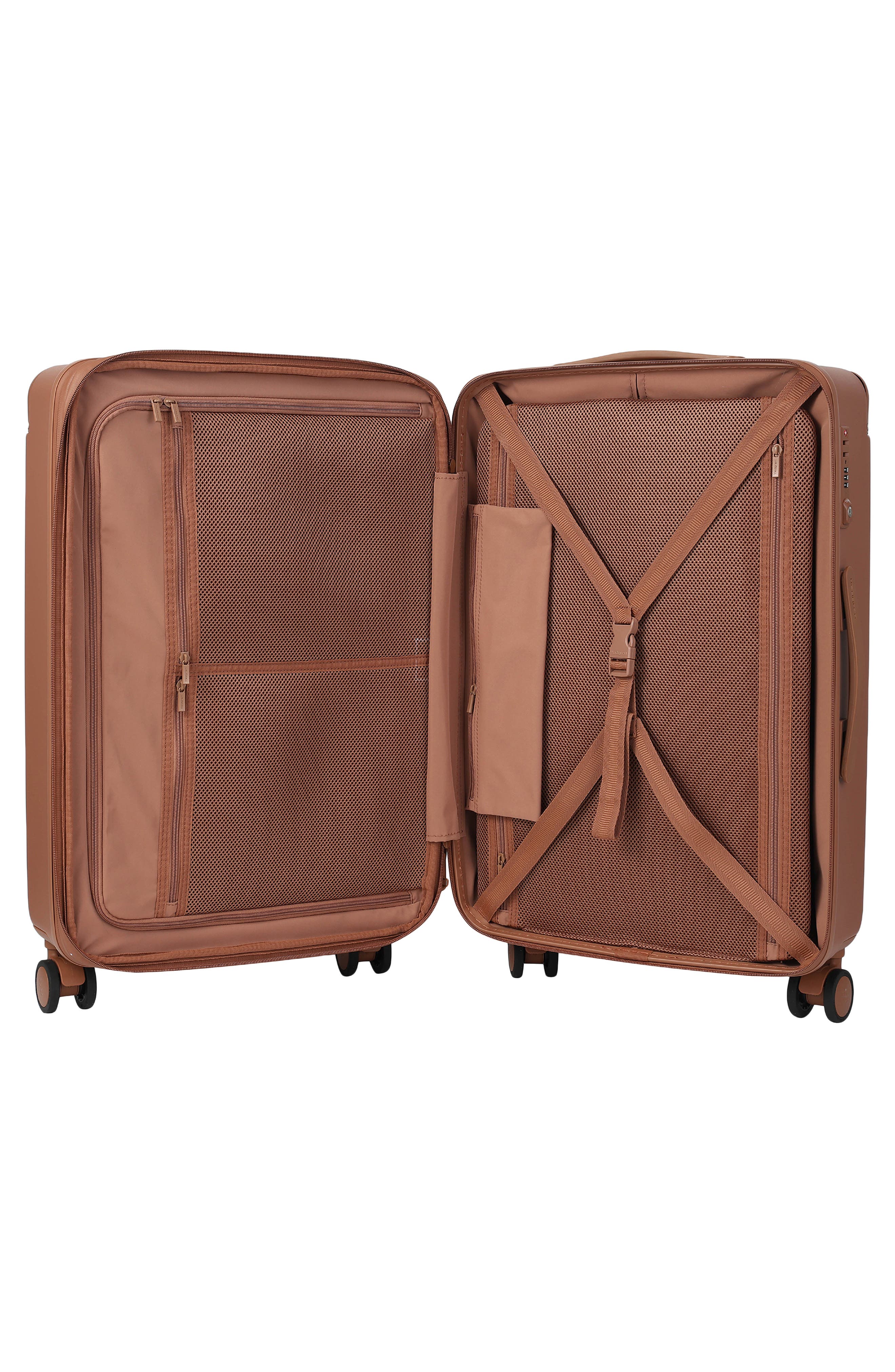 Hedgren Nostos Matte Medium Spinner Suitcase, Alternate, color, Tuscany