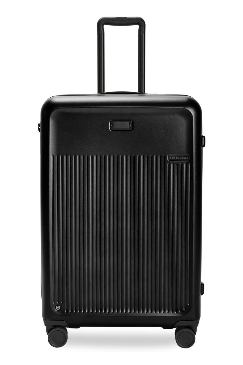 Large Sympatico Expandable 30-Inch Spinner Packing Case, Main, color, BLACK